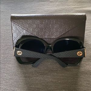 Gucci Womens Black Sunglasses